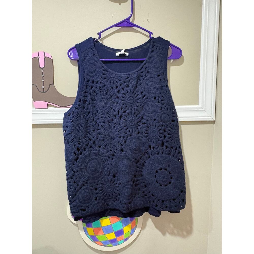 Dark Blue/Purple Women's Tank top from Maurices